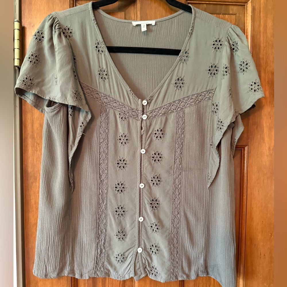Maurices Olive Green Women's Top